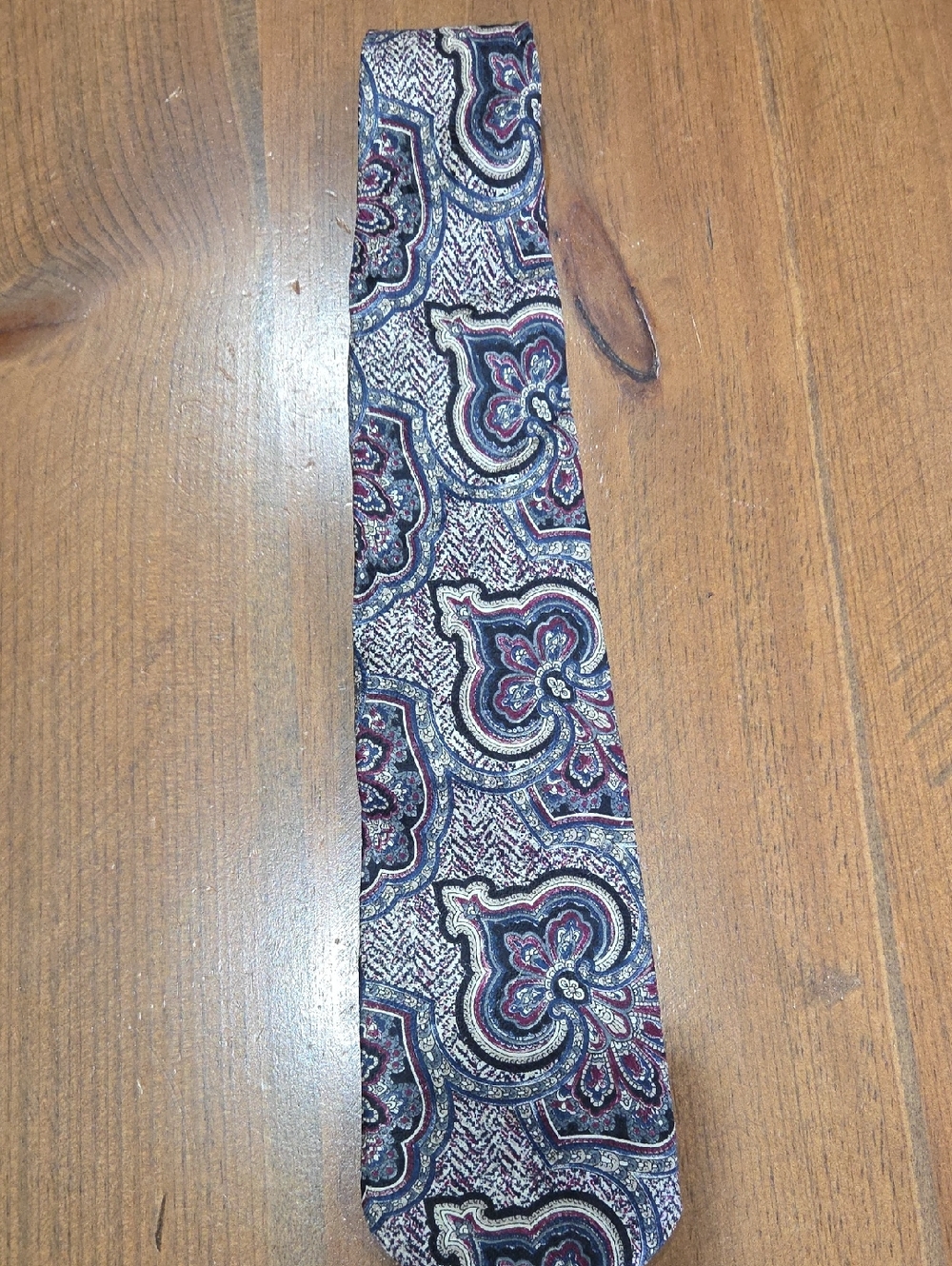 Classic Paisley Silk Tie By Tip Top